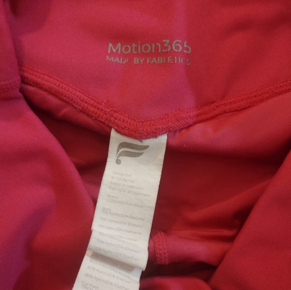 Fabletics Motion 365 Pink Leggings - Picture 7 of 7